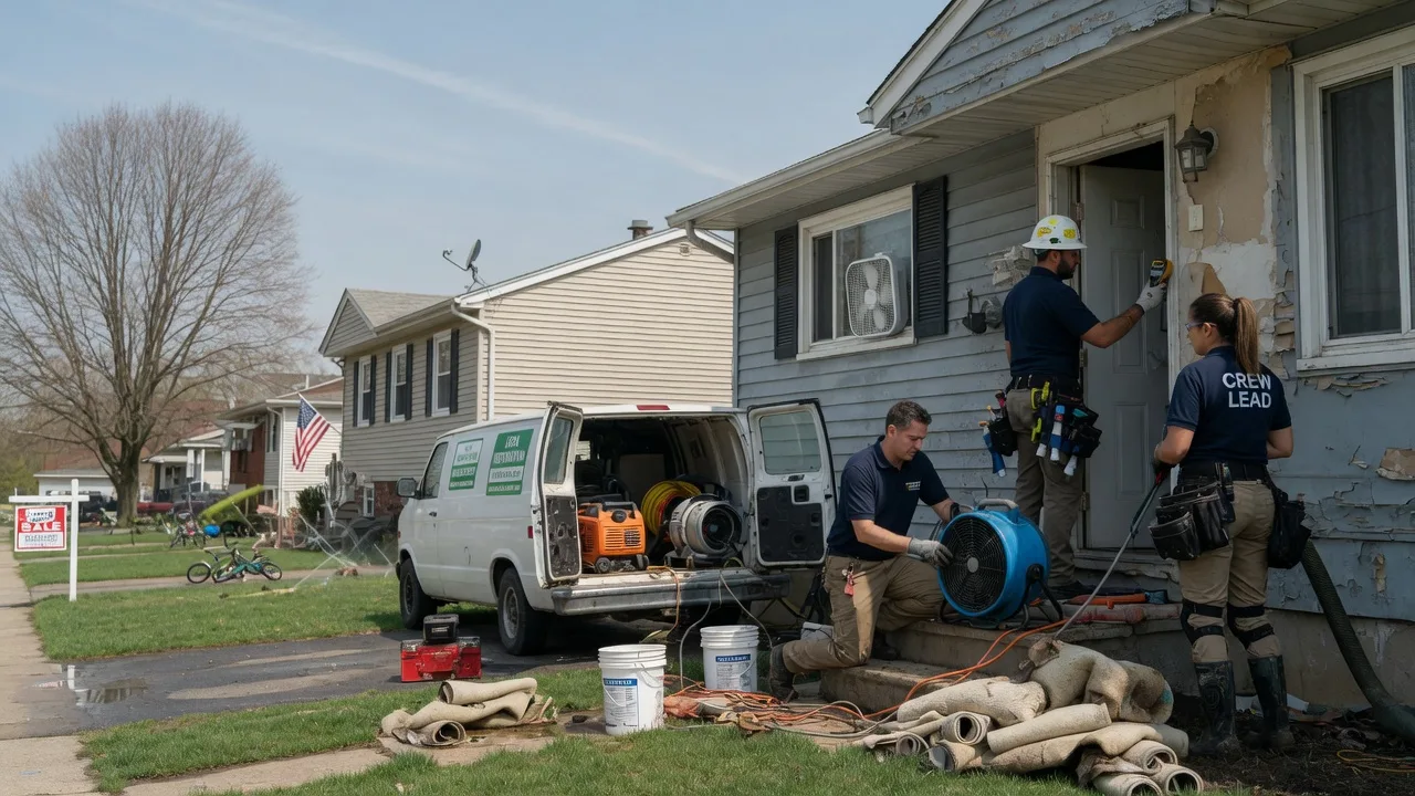Flood Cleanup in Marshall, MI near me